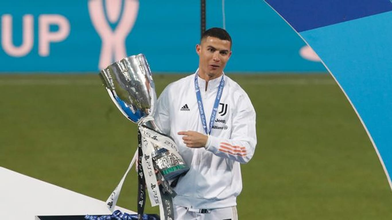 Durfte sich über den italienischen Superpokal und einen besonderen Treffer freuen: Juve-Star Cristiano Ronaldo.
