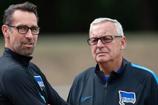 Geraten bei Hertha immer mehr unter Druck: Manager Michael Preetz (l) und Präsident Werner Gegenbauer.