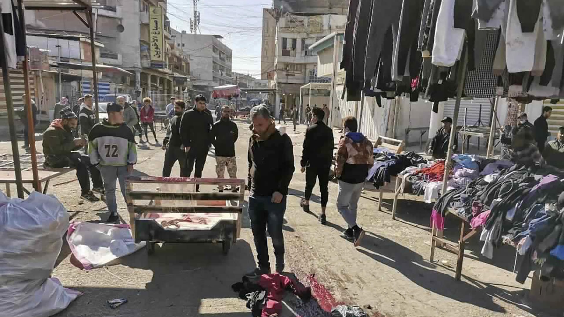 Anschlag in Bagdad: 28 Menschen wurden durch einen Selbstmordattentäter getötet.