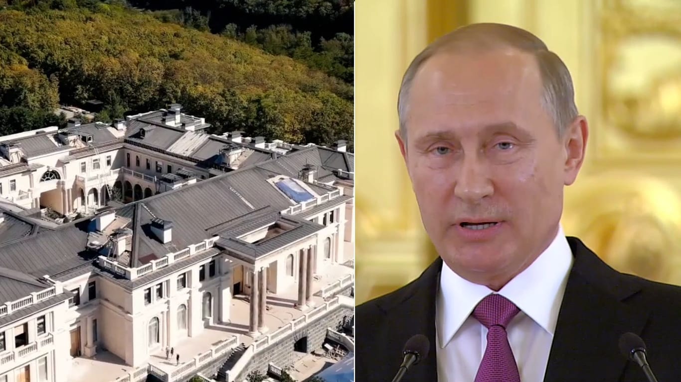 Luftaufnahmen sollen prunkvolles Anwesen von Putin zeigen