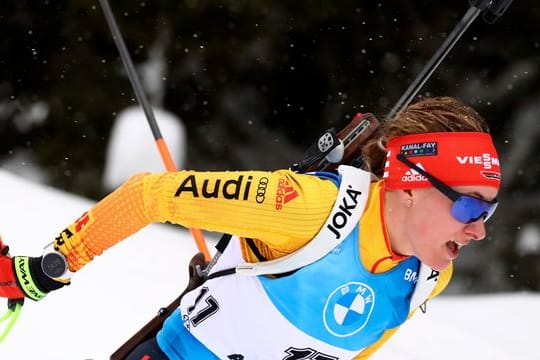 Holte in Antholz Rang fünf im Einzel über 15 Kilometer: Janina Hettich.