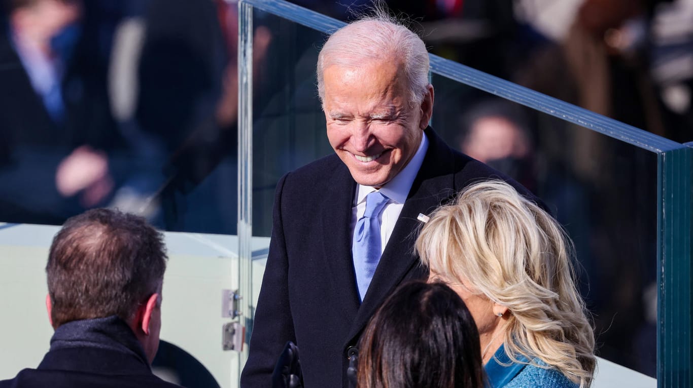 Joe Biden bei der Vereidigung in Washington: Der neue US-Präsident hat zahlreiche Entscheidungen seines Vorgänger bereits rückgängig gemacht.