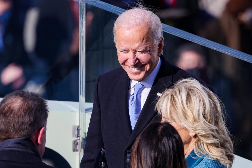 Joe Biden bei der Vereidigung in Washington: Der neue US-Präsident hat zahlreiche Entscheidungen seines Vorgänger bereits rückgängig gemacht.