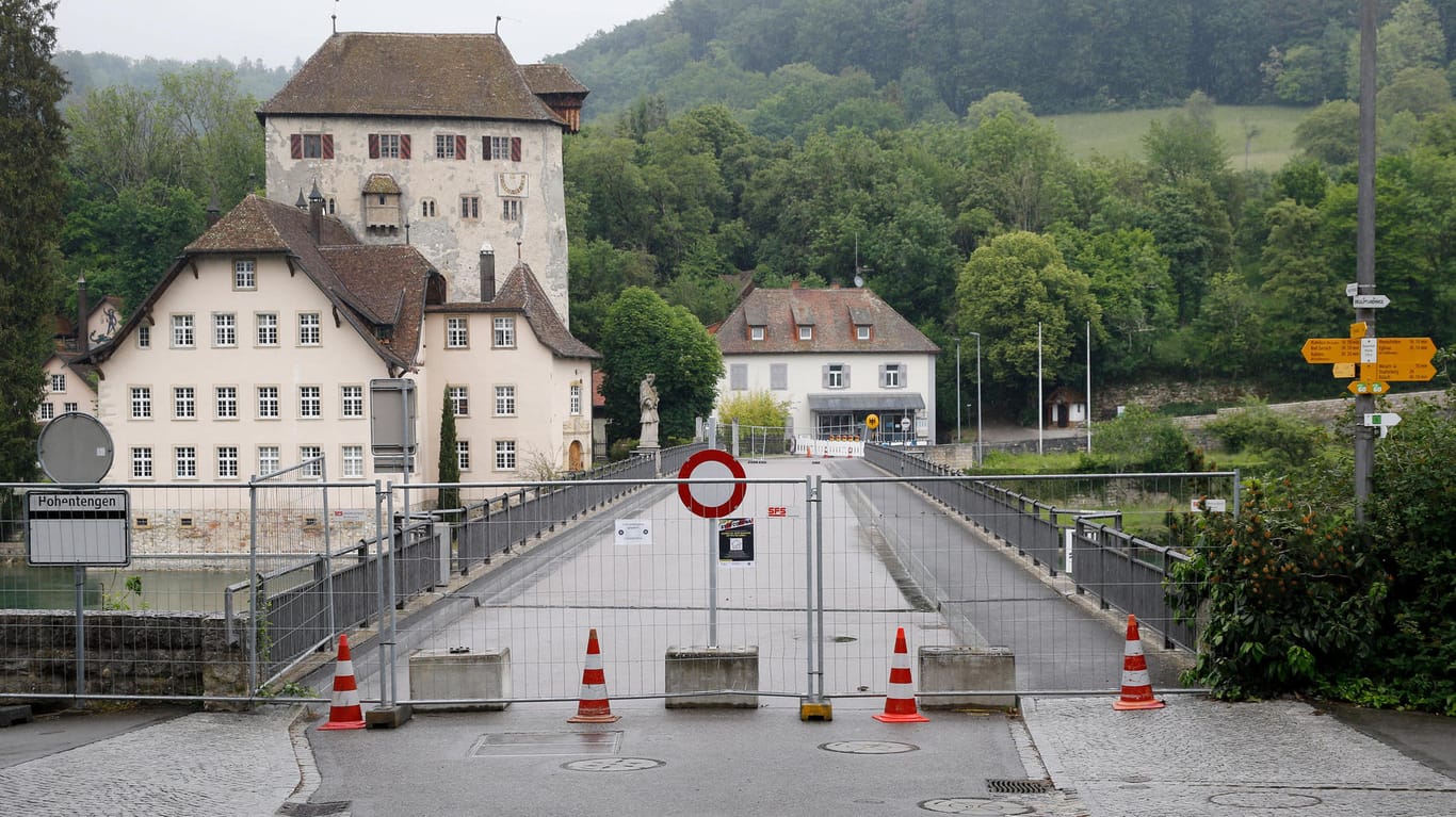 Ein Grenzübergang zwischen der Schweiz und Deutschland im Mai: Wird hier bald wieder kontrolliert?
