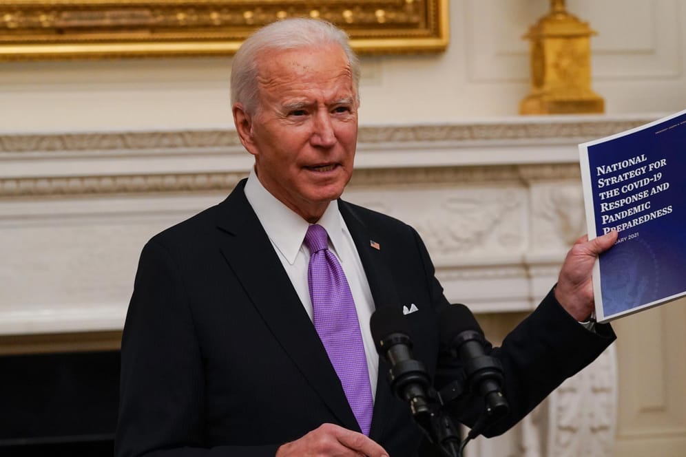 Joe Biden: Der neue US-Präsident hat seine nationale Corona-Strategie vorgestellt.