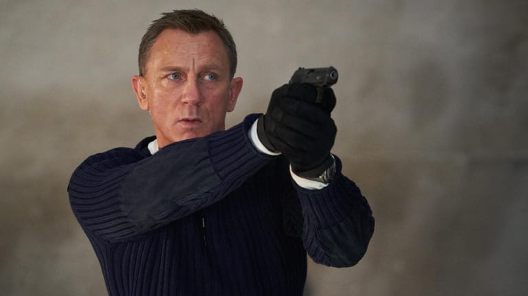 "Keine Zeit zu sterben": Daniel Craig als James Bond in der Szene eines Trailers zum neuen James-Bond-Film.