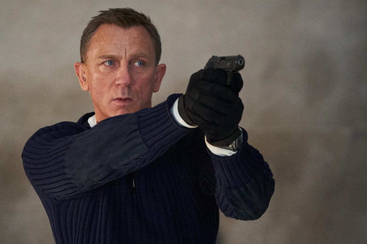 "Keine Zeit zu sterben": Daniel Craig als James Bond in der Szene eines Trailers zum neuen James-Bond-Film.