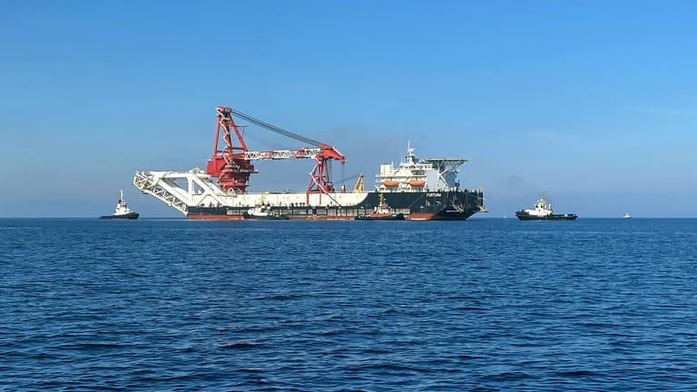 Verlegeschiff "Fortuna": Wurde von den USA als "blockiertes Eigentum" deklariert.