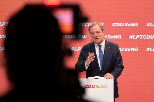 "Bei dieser Bundestagswahl geht es um die Richtung der Republik": Armin Laschet.
