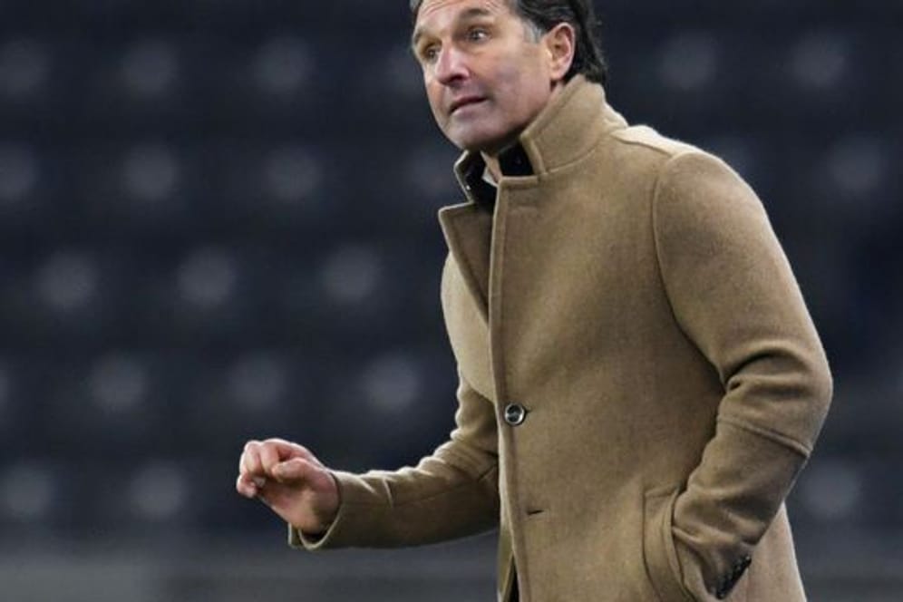 Sollte mit Hertha gegen Werder Bremen eigentlich keine Niederlage einfahren: Trainer Bruno Labbadia.