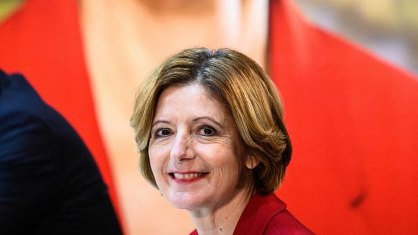 Malu Dreyer (SPD), Spitzenkandidatin zur Landtagswahl ihre Partei
