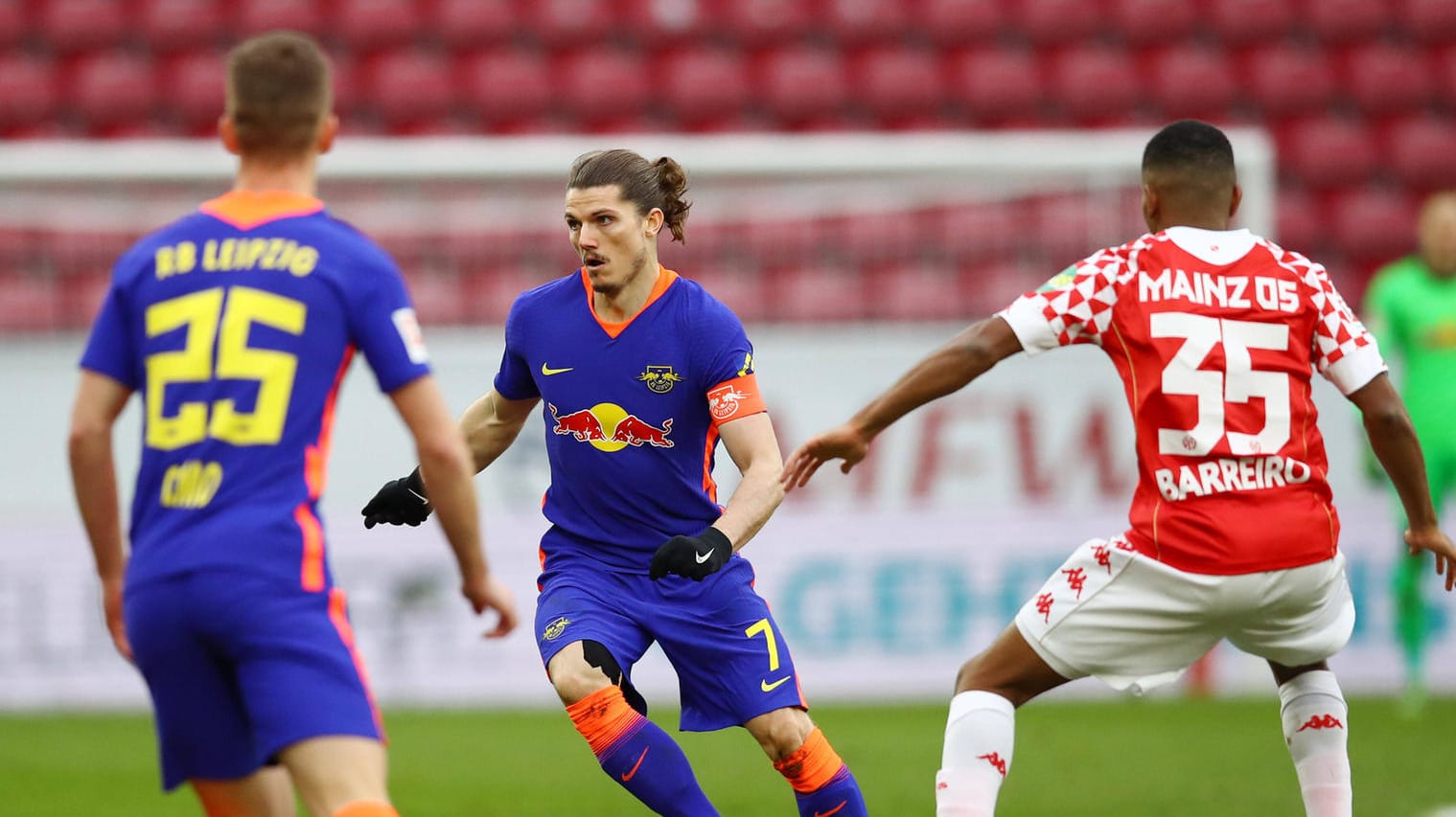 Marcel Sabitzer: Der RB-Kapitän kann sich über die Führung gegen Mainz freuen.
