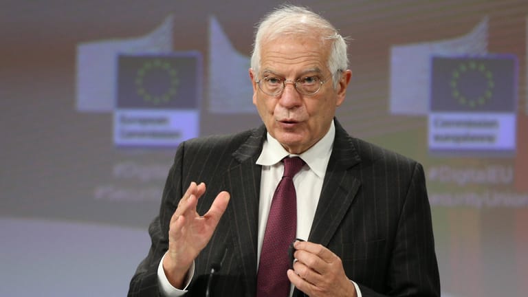 Josep Borrell: Der EU-Außenbeauftragte verurteilt das Vorgehen der Polizei bei den Nawalny-Protesten.