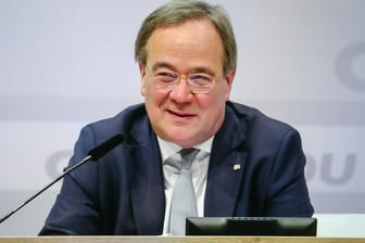 Armin Laschet: Der neue CDU-Chef hat seinen ersten Auftritt gehabt.