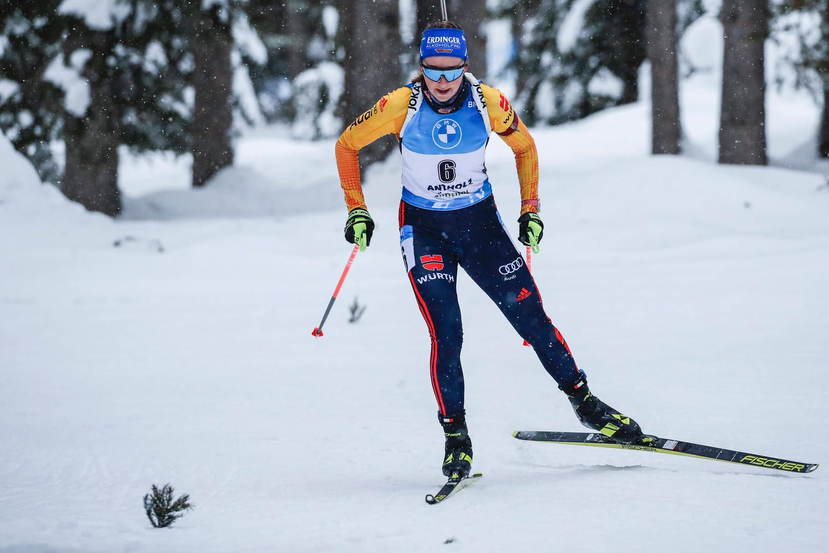 Biathlon: Franziska Preuß wurde im Massenstart der Damen zuletzt Vierte.