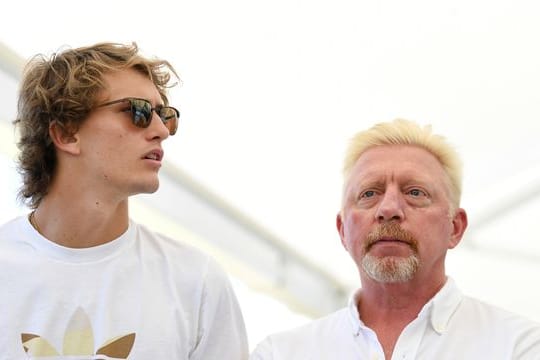 Werden vorerst nicht zusammenarbeiten: Alexander Zverev (l) und Boris Becker.