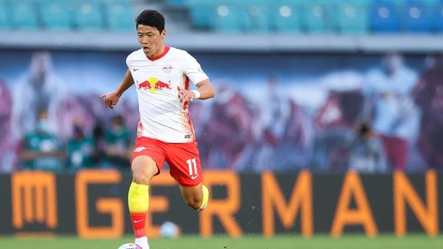 Hee-chan Hwang kommt bei RB Leipzig nur selten zum Einsatz. Hee-chan Hwang kommt bei RB Leipzig nur selten zum Einsatz.