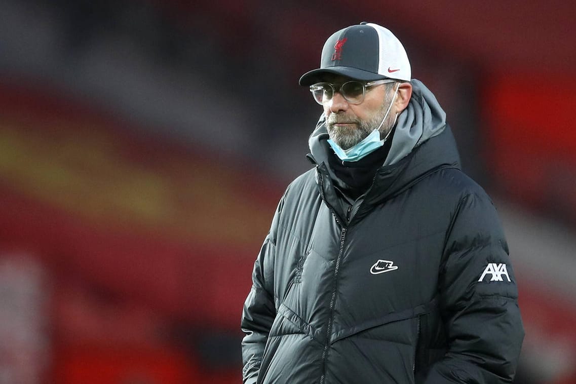 Jürgen Klopp: Der deutsche Trainer muss das Pokal-Aus seines FC Liverpool hinnehmen.