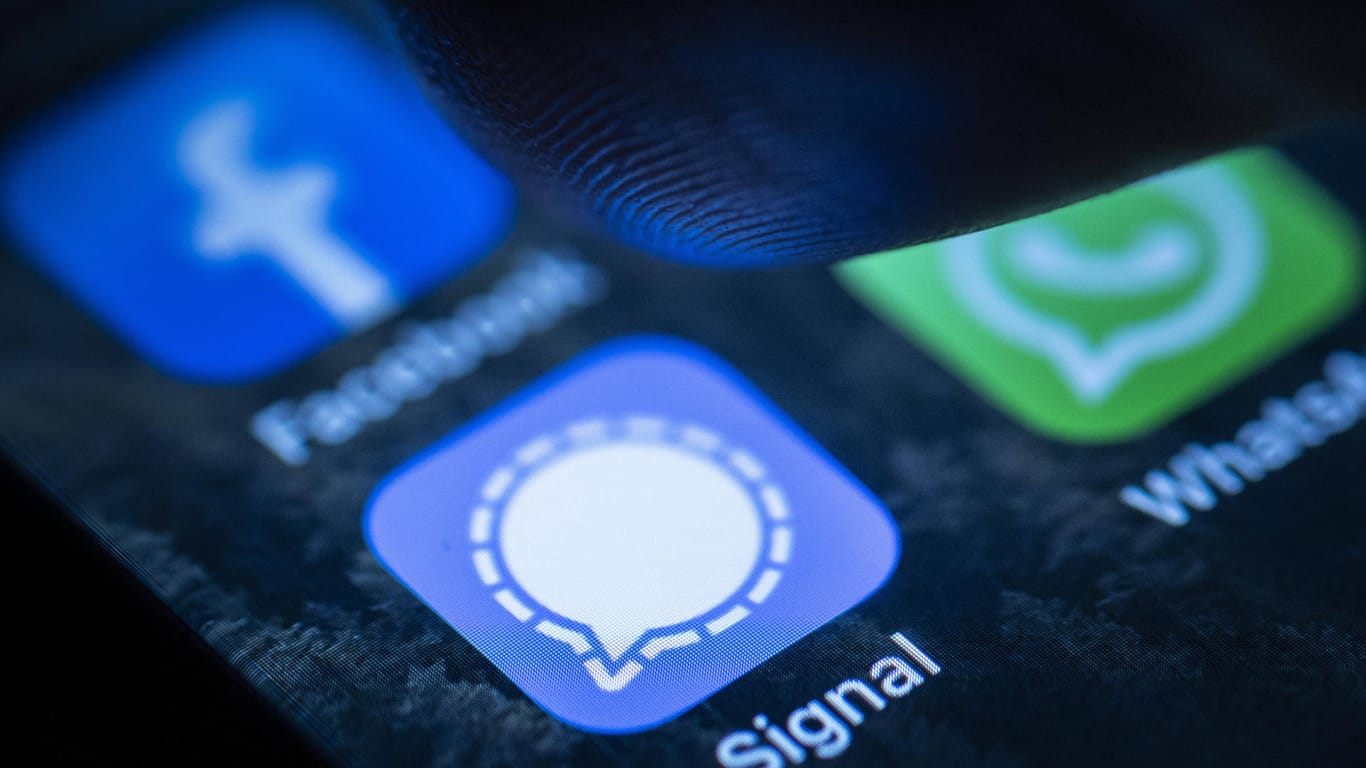 Das Logo von Messenger Signal: Der Messenger erhält immer mehr neue Funktionen.