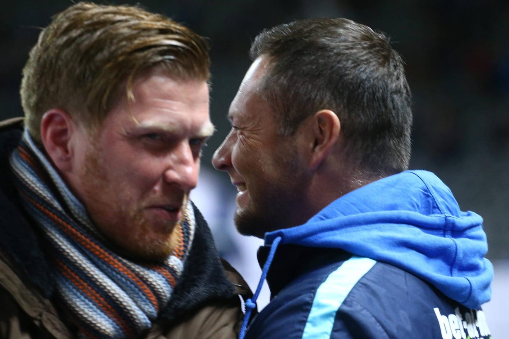 Andres "Zecke" Neuendorf und Pal Dardai: Die ehemaligen Hertha-Spieler sollen den Klub vor dem Abstieg bewahren.