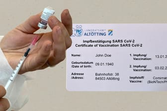 Impfpass aus Altötting: Der bayerische Landkreis ist mit einem Impfnachweis in Form einer Karte mit QR-Code vorgeprescht.