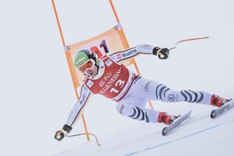 Andreas Sander belegte beim Supr-G in Kitzbühel den neunten Rang.