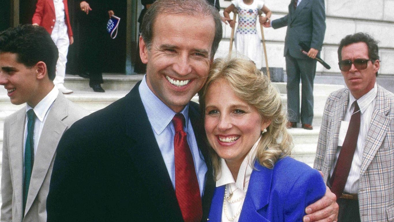 Joe und Jill Biden: 1977 gab sich das Paar in New York das Jawort.