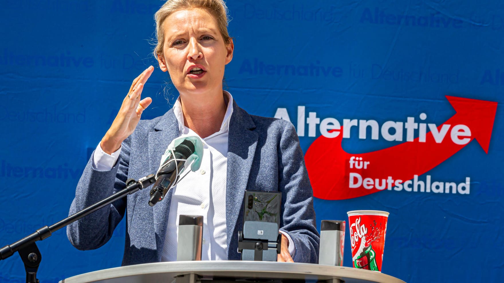 AfD-Fraktionsvorsitzende Alice Weidel: Ihre Partei hat Mitglieder verloren. (Archivbild)