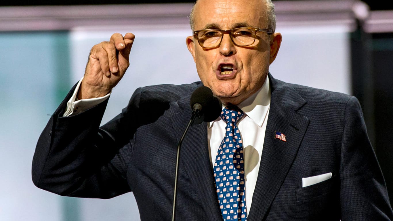 Rudy Giuliani: Er führte Trumps Kampf gegen angeblichen Wahlbetrug an.