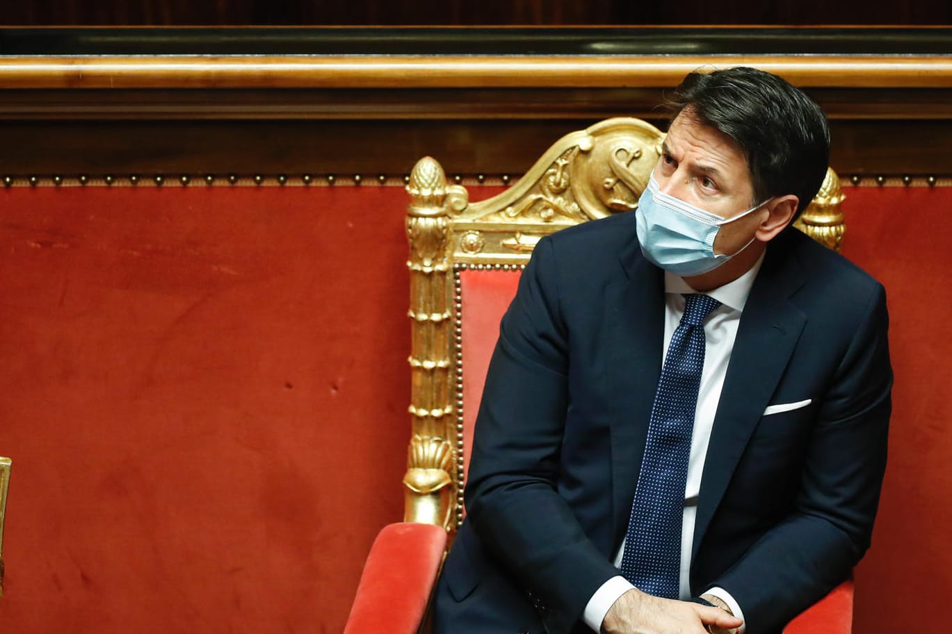 Italiens Premier Giuseppe Conte: Er hatte im italienischen Senat keine absolute Mehrheit mehr.