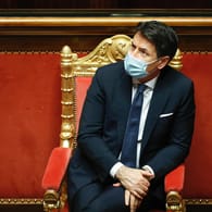 Italiens Premier Giuseppe Conte: Er hatte im italienischen Senat keine absolute Mehrheit mehr.