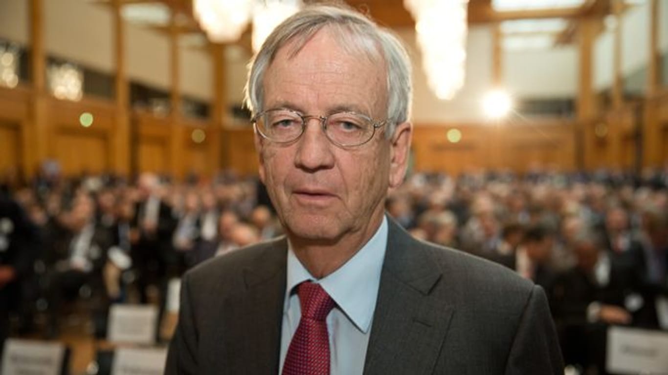 Heinrich von Pierer bei der Eröffnung des Wirtschaftstags im Auswärtigen Amt 2015.