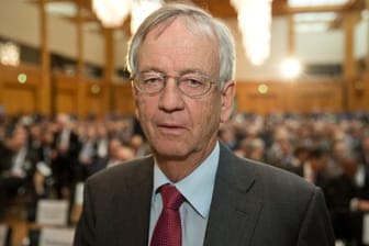Heinrich von Pierer bei der Eröffnung des Wirtschaftstags im Auswärtigen Amt 2015.