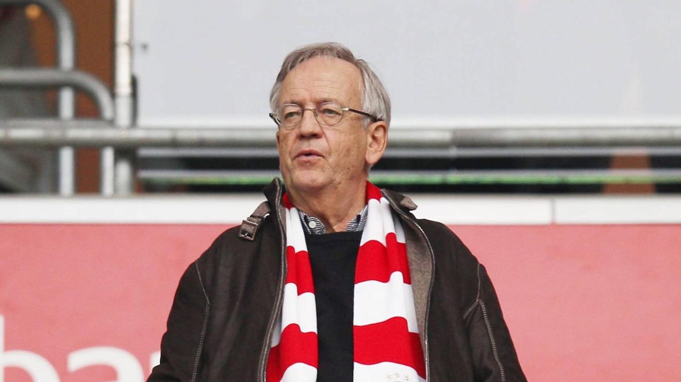 Als Gast auf der FC Bayern Ehrentribüne: Heinrich von Pierer.