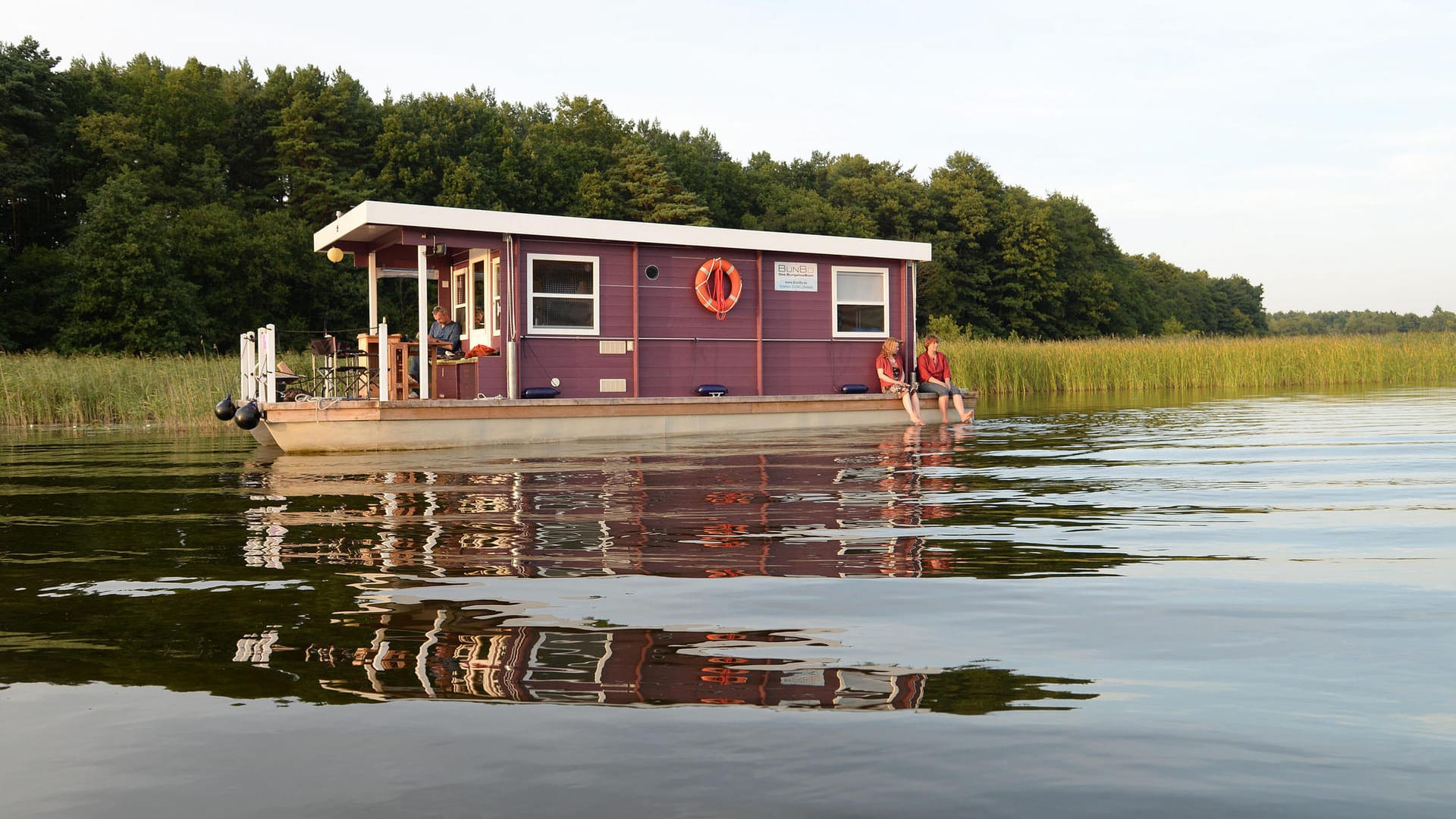 Unterkunft auf dem Wasser: Die Bungalow-Boote werden "Bunbos" genannt.