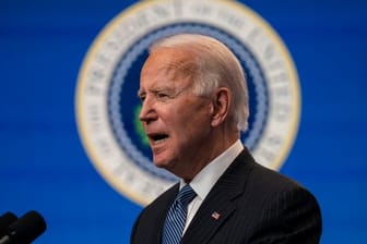 US-Präsident Joe Biden bei einer Rede: Ein erster Bundesstaat hat erfolgreich gegen die neue US-Regierung geklagt.