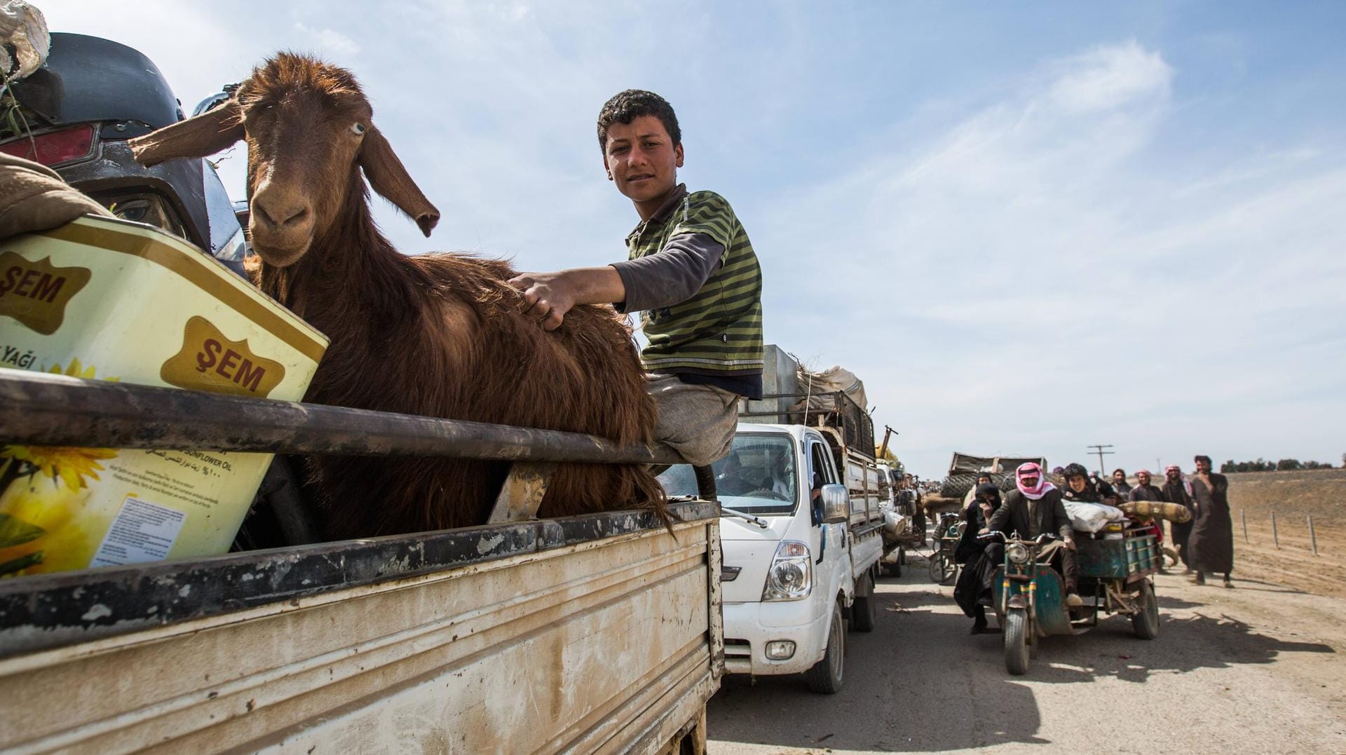 Flüchtlige in Syrien: Die Zivilbevölkerung leidet unter dem Konflikt.