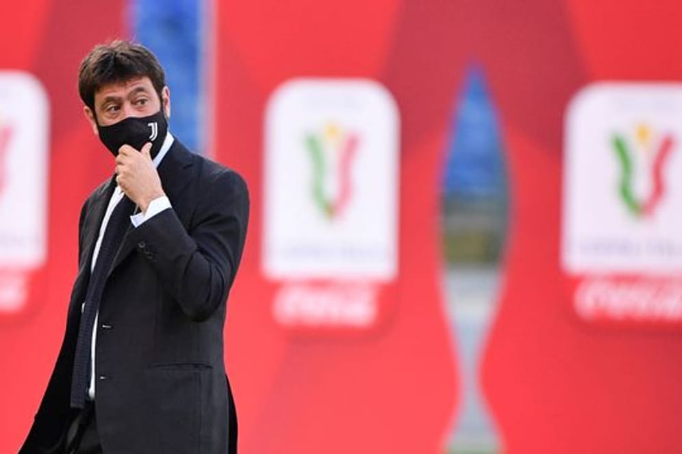 Juve-Boss Andrea Agnelli befürchtet bis zu 8,5 Milliarden Euro Verlust für Europas Fußball.