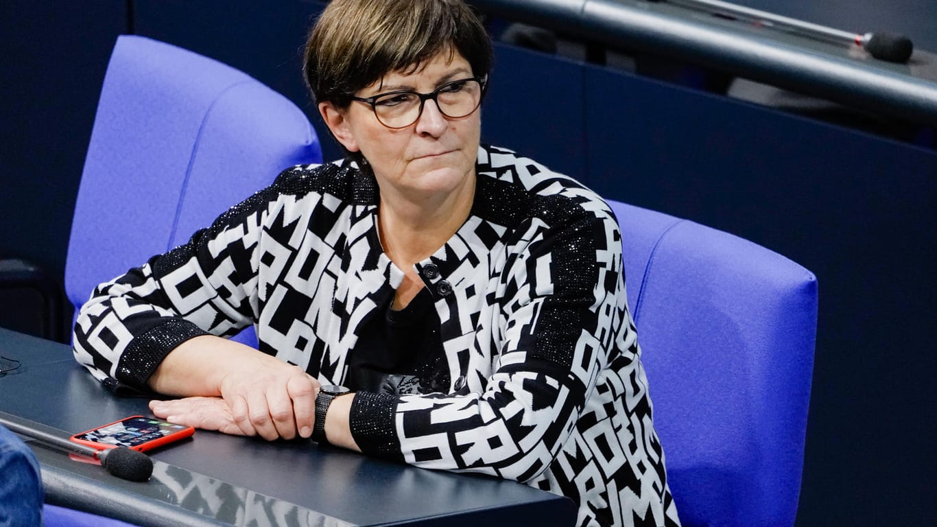 SPD-Chefin Saskia Esken: "Der Staat hat schon eine ziemlich aktive Rolle übernommen."