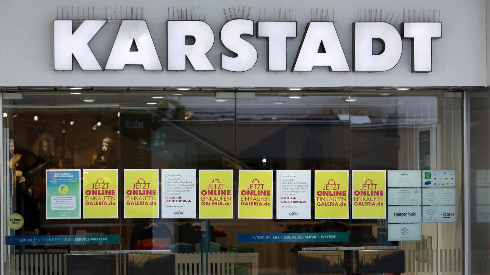 Karstadt-Filiale in Siegen (Symbolbild): Die Häuser des Konzerns sind im Lockdown zu.