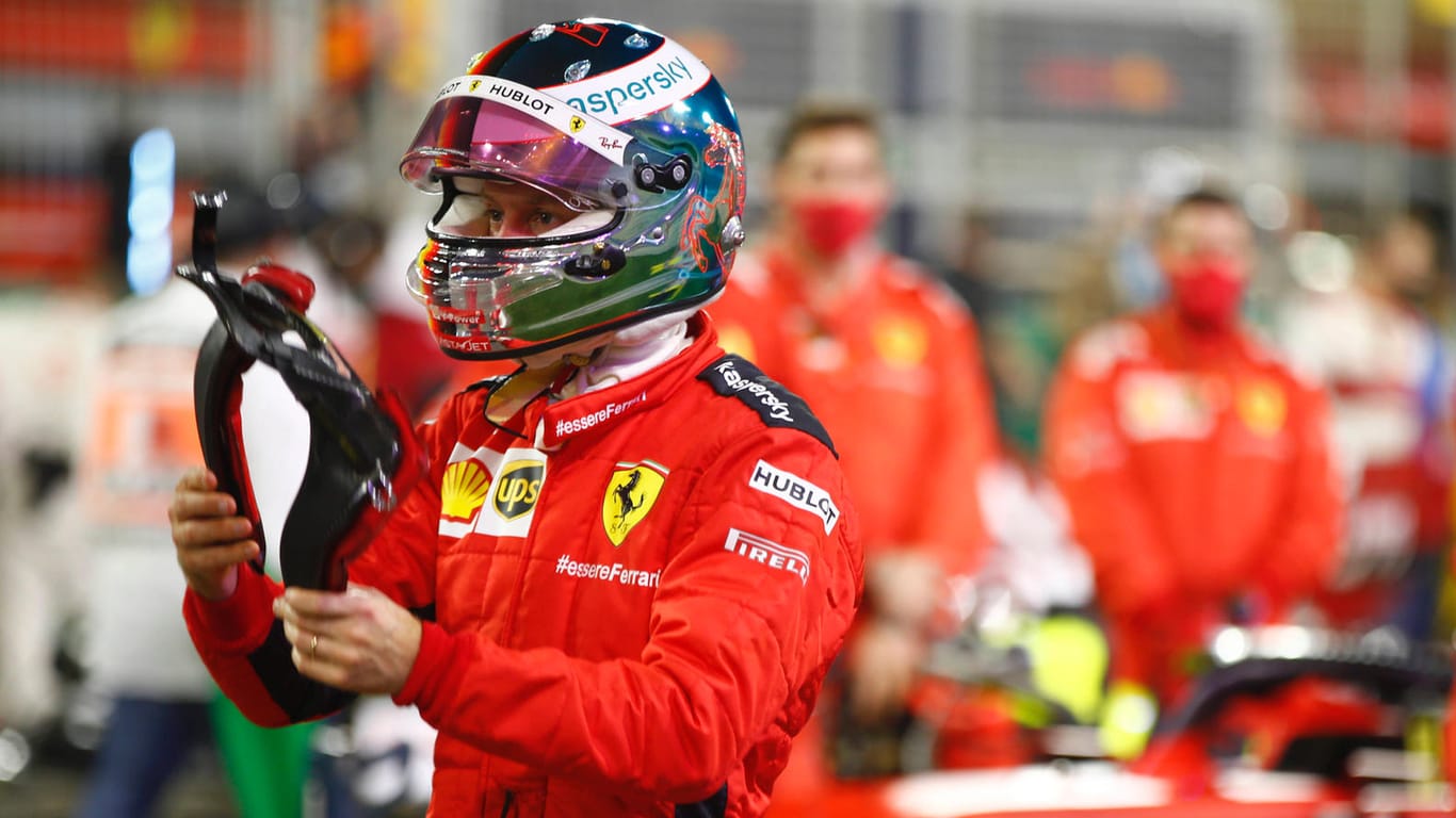 Sebastian Vettel, hier im Dezember noch in Ferrari-Montur, präsentierte sich nun mit verändertem Haarschnitt.