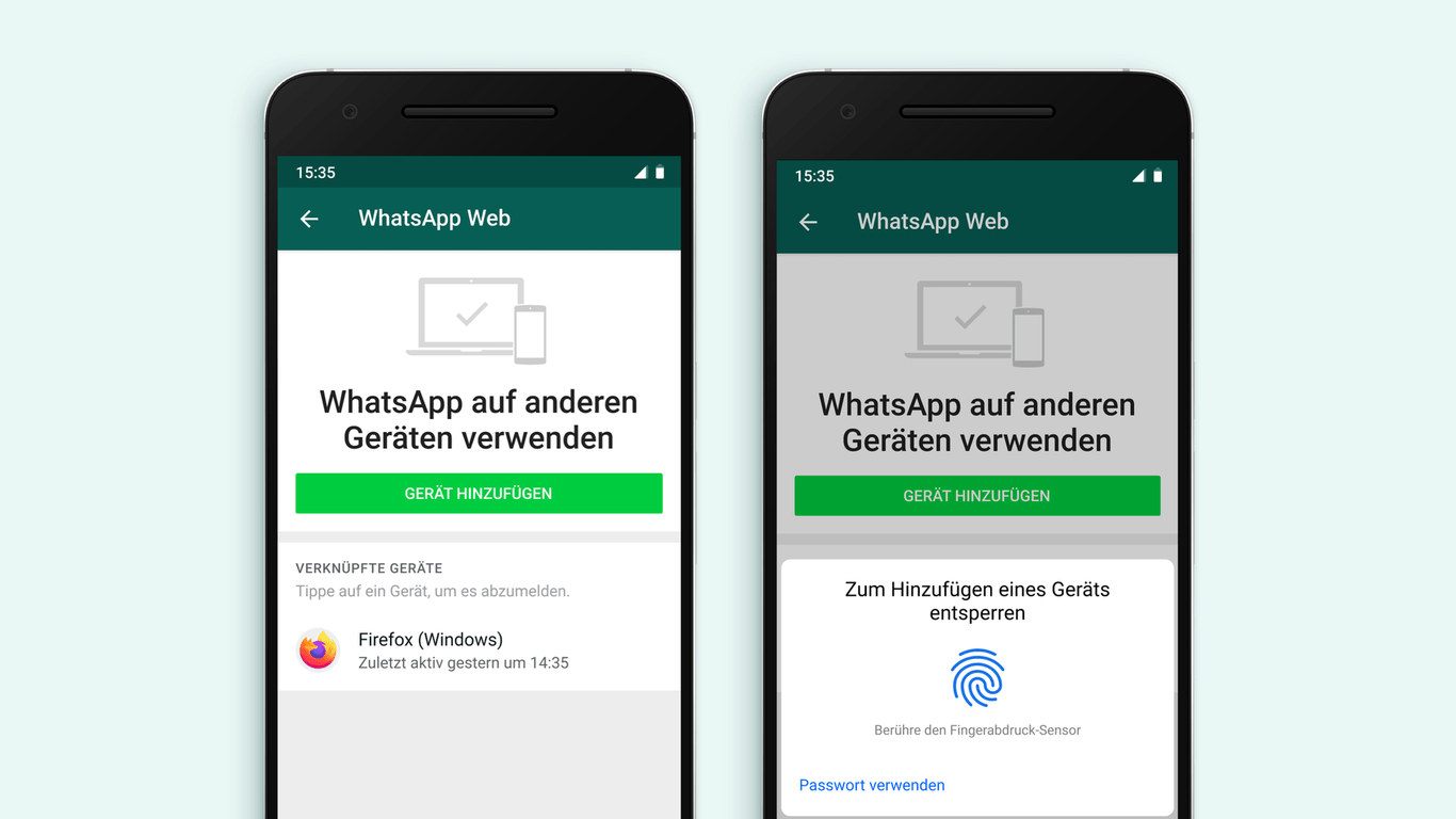WhatsApp im Web verwenden: Dafür führt WhatsApp eine biometrische Authentifizierung ein.