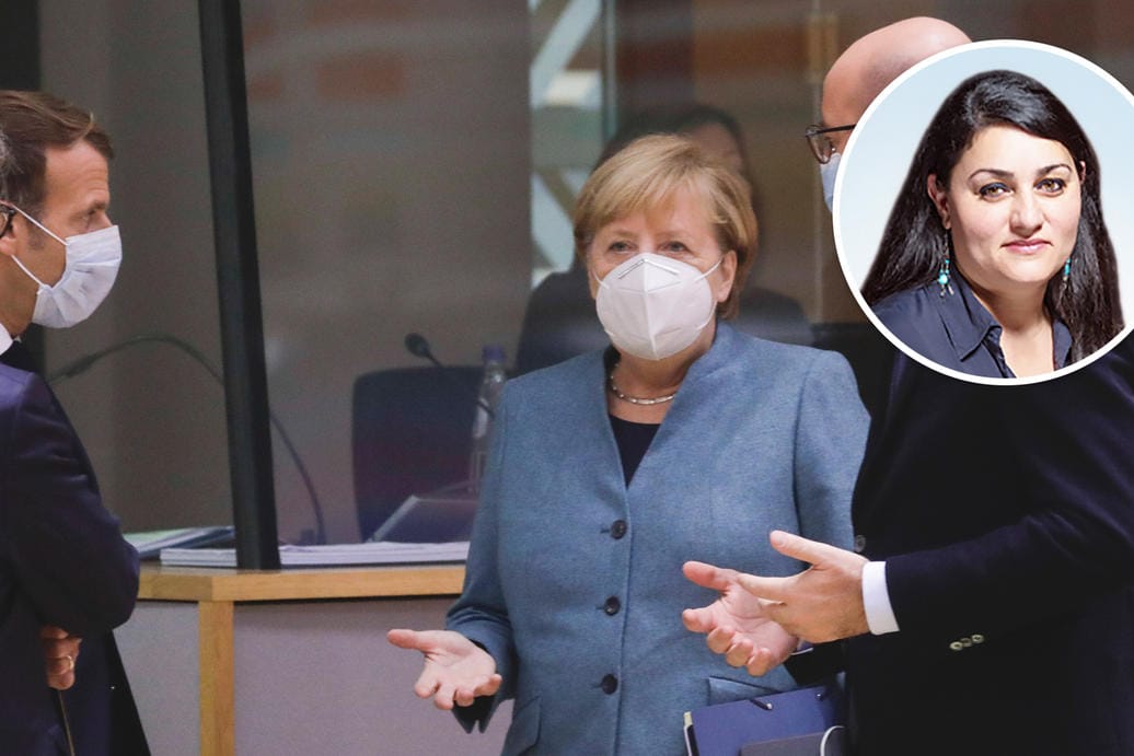 EU-Gipfel mit Maske: Die Europäische Union hat ein echtes Kommunikationsproblem.