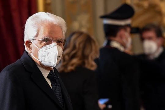 Staatspräsident Sergio Mattarella muss sich nach Contes Rücktritt darum kümmern, dass Italien eine neue Regierung bekommt.