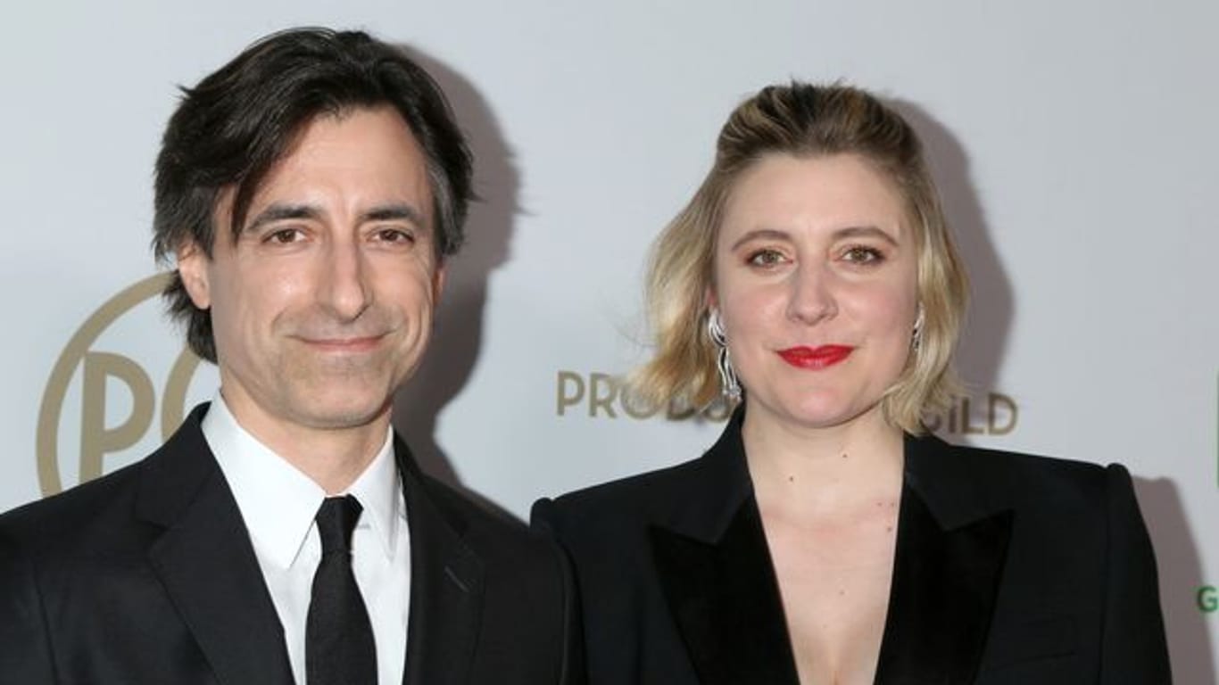 US-Regisseur Noah Baumbach und Schauspielerin Greta Gerwig kommen im Januar 2020 zur Verleihung der Producers Guild Awards in Los Angeles.