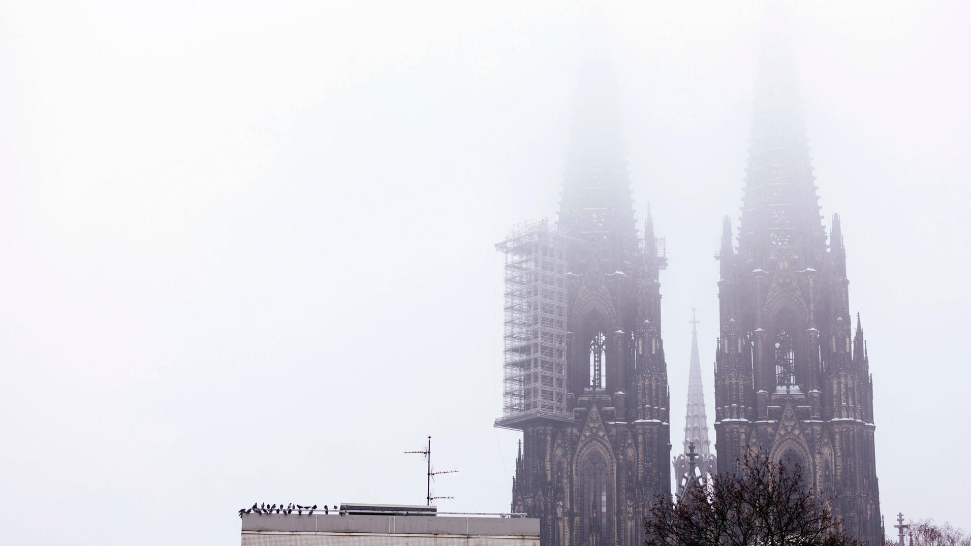 Der Kölner Dom an einem Wintertag (Archivbild): Eine Wolke löste einen Feueralarm aus. Der Kölner Dom an einem Wintertag (Archivbild): Eine Wolke löste einen Feueralarm aus.