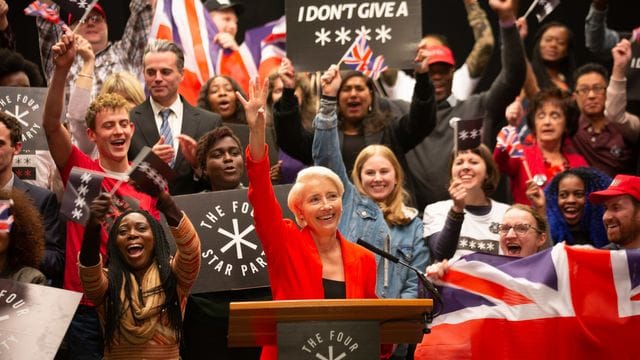 Vivienne Rook (Emma Thompson) wird Premierministerin.