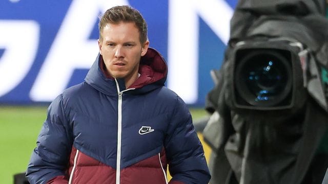 Will den FC Bayern nicht davonziehen lassen: Leipzigs Trainer Julian Nagelsmann. Will den FC Bayern nicht davonziehen lassen: Leipzigs Trainer Julian Nagelsmann.