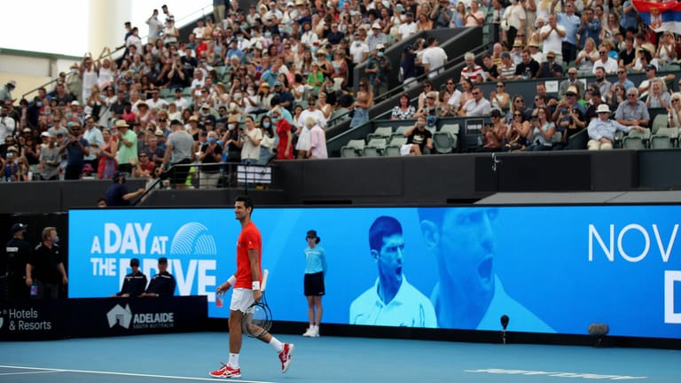 Novak Djokovic: Mehrere tausend Fans bejubelten den Tennisstar beim "A Day At The Drive" in Adelaide.