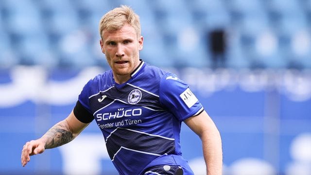 Nach langer Verletzungspause wieder im Kader von Arminia Bielefeld: Andreas Voglsammer. Nach langer Verletzungspause wieder im Kader von Arminia Bielefeld: Andreas Voglsammer.